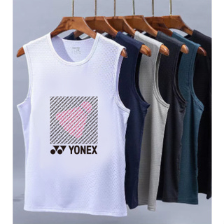 Yonex ใหม่ ชุดกีฬา เสื้อแขนกุด ระบายอากาศ แห้งเร็ว ใส่สบาย เหมาะกับฤดูร้อน สําหรับผู้ชาย และผู้หญิง 2023