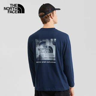 The NorthFace North เสื้อยืด แขนยาว ผ้าฝ้าย ระบายอากาศ 7QUU