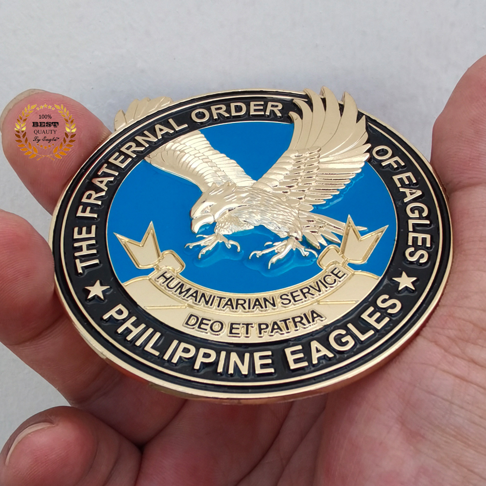 สัญลักษณ์ Freother Oeder of Eagles Patria สัญลักษณ์โลโก้ Eagle ทําจากโลหะบริสุทธิ์สําหรับรถจักรยานยน
