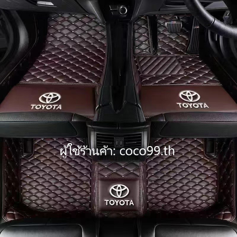 Toyota Vios  พรมรถยนต์ ขับรถขวา เครื่องหนัง พรมรถยนต์ พรมปูพื้นรถยนต์ แบบหนัง สําหรับ พรมปูพื้นรถยนต