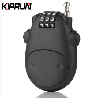 KIPRUN Cable Lock, 3 Digit Password Combination Bike Lock Mini Travel Padlock Safety Number Lock with 65cm Retractable Steel Wire for Luggage, Bike, Outdoor Anti Theft