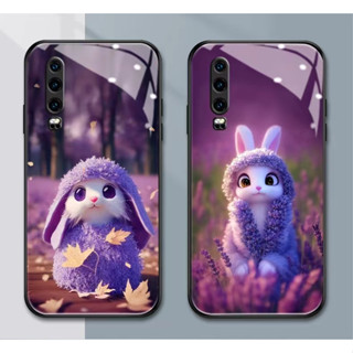 Dmy เคสกระจกนิรภัย ลายน่ารัก สําหรับ huawei P30 pro P50 P40 P20 lite nova 4e P10 plus mate 20X 20 pro 10 9 50 40 pro 30