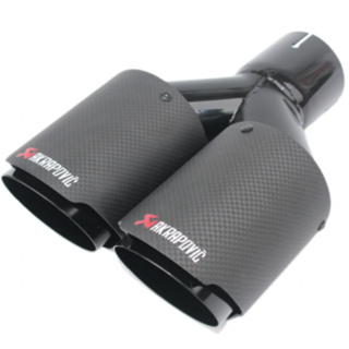 Akrapovic ท่อไอเสียรถยนต์ คาร์บอนไฟเบอร์ ทรงตัว Y สเตนเลส สีดํา