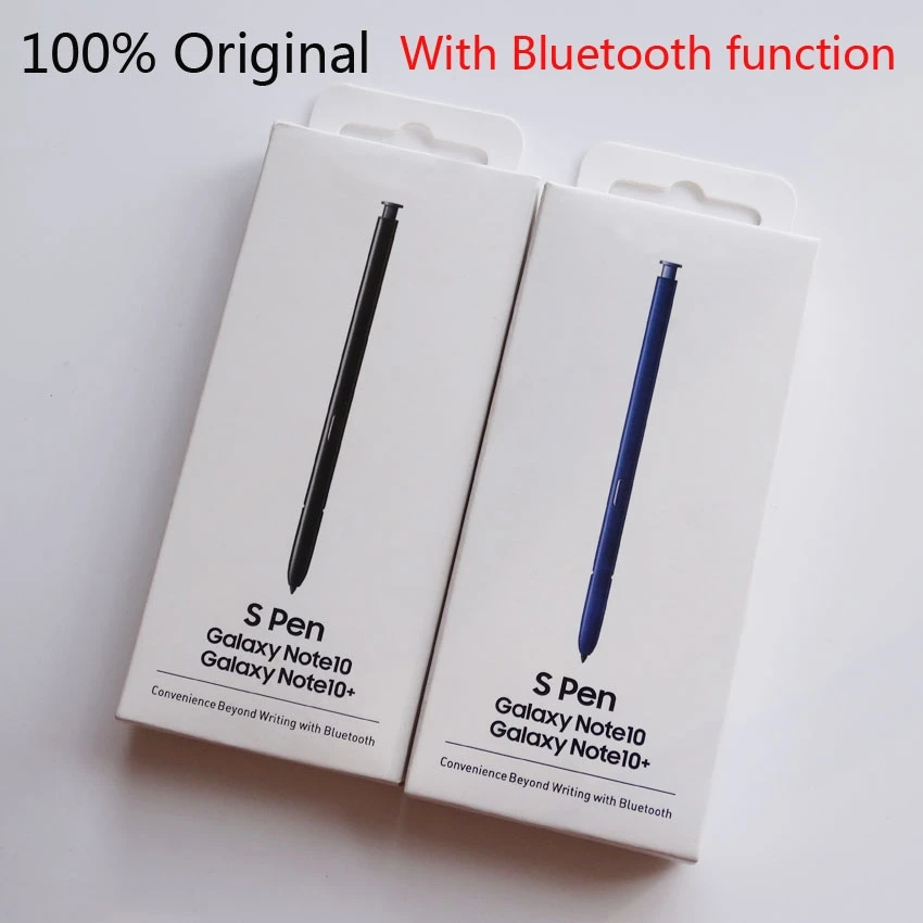 ปากกาทัชสกรีน Stylus S Pen ของแท้ สําหรับ Samsung Galaxy Note 10 N970 Note 10 + Plus N975 พร้อมฟังก์ชั่นบลูทูธ