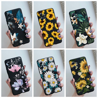 เคสซิลิโคนนิ่ม ลายดอกไม้สีเหลือง สําหรับ Xiaomi Redmi Note 12 Note 12 Pro Note12 Pro Plus 5G