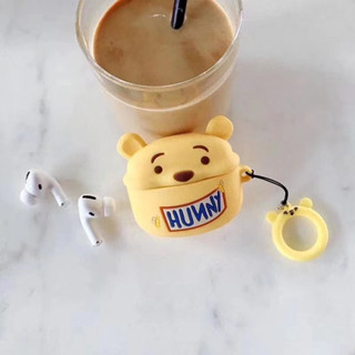 เคสหูฟัง ซิลิโคนนิ่ม กันตก ลายการ์ตูนหมีน่ารัก แฟชั่นฤดูร้อน สําหรับ AirPods 1 2 3 Pro