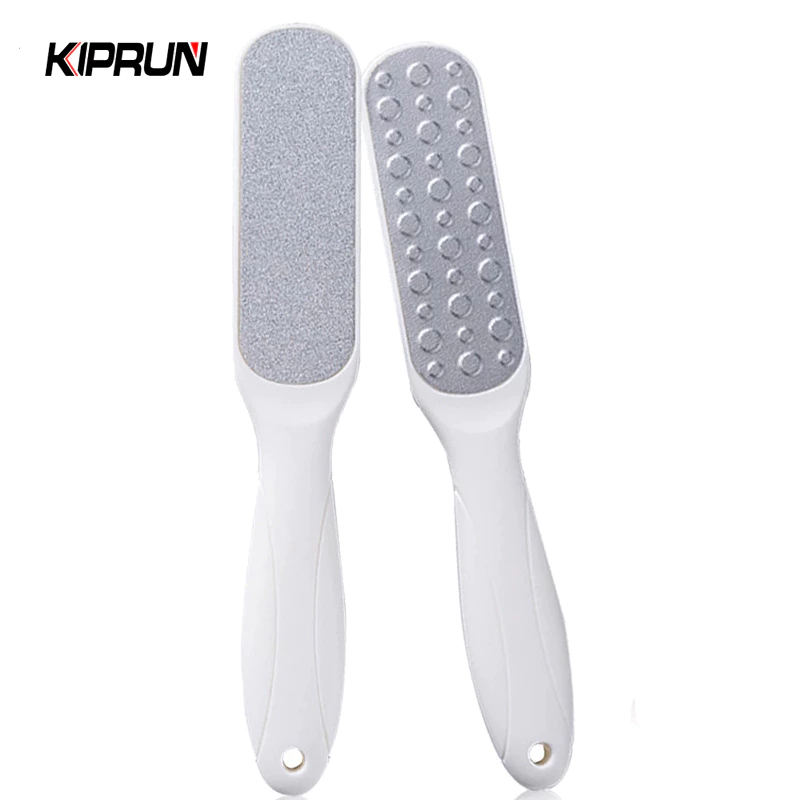 Kiprun เครื่องเจียรเท้า สเตนเลส สองด้าน ตะไบ ขูดส้นเท้า ผิวที่ตายแล้ว กําจัดหนังกําพร้า เล็บ ขูดเท้า