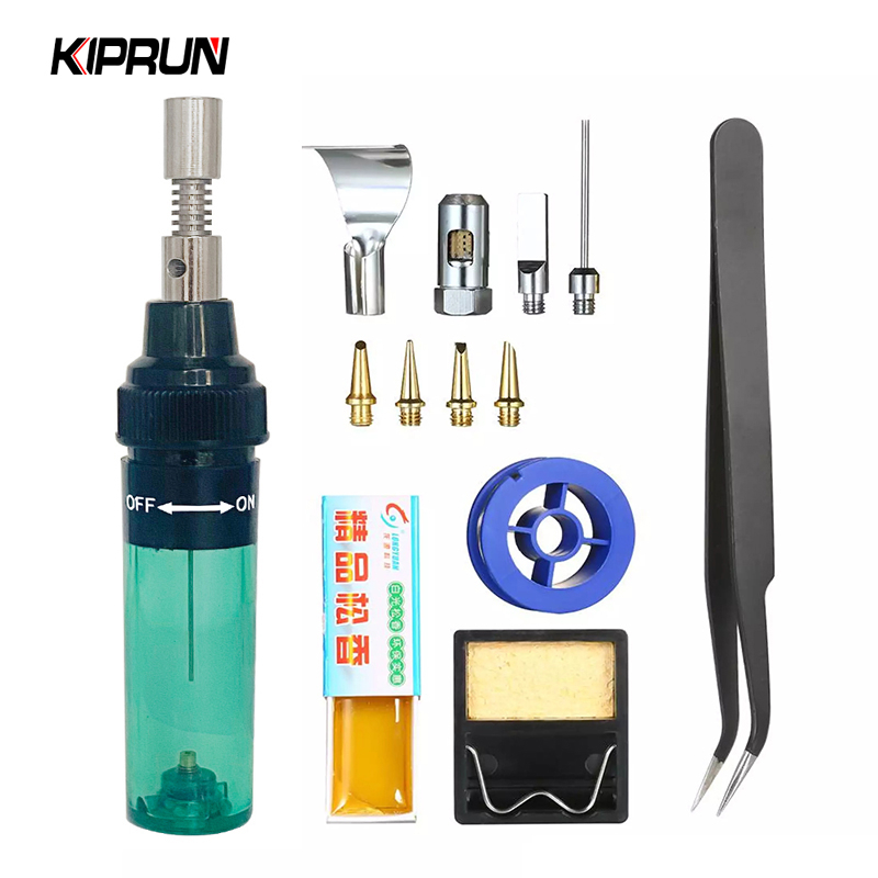 Kiprun 1300 หัวแร้งเชื่อมแก๊สเซลเซียส ปากกาเชื่อมหัวแร้ง ไฟฉายเป่าแก๊ส ชุดเครื่องมือปลายไร้สาย 13 in