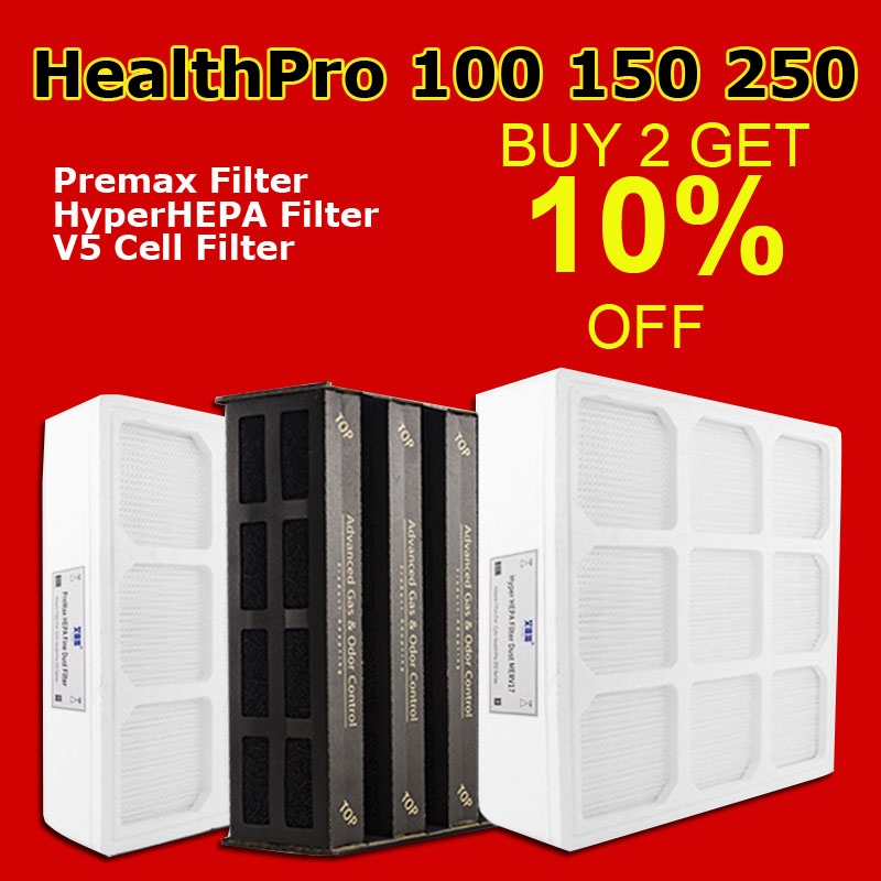 Lifesupplycn แผ่นกรองอากาศ HEPA IQAir HealthPro 100 150 250 250 Plus แบบเปลี่ยน สําหรับ PreMax Hyper