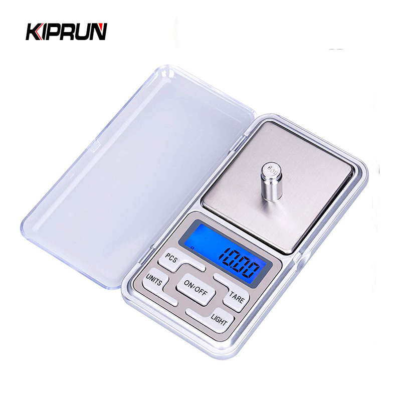 Kiprun mini Digital Scale, 0.01x500g Increment ดิจิตอลอิเล็กทรอนิกส์ mini แบบพกพาเครื่องชั่งน้ําหนักสําหรับเครื่องประดับในครัว