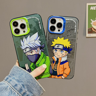 เคสโทรศัพท์มือถือ ป้องกันกระแทก ลายการ์ตูนนารูโตะ Kakashi สําหรับ iphone 14 pro max 14 pro 13pro 13promax 12promax 11