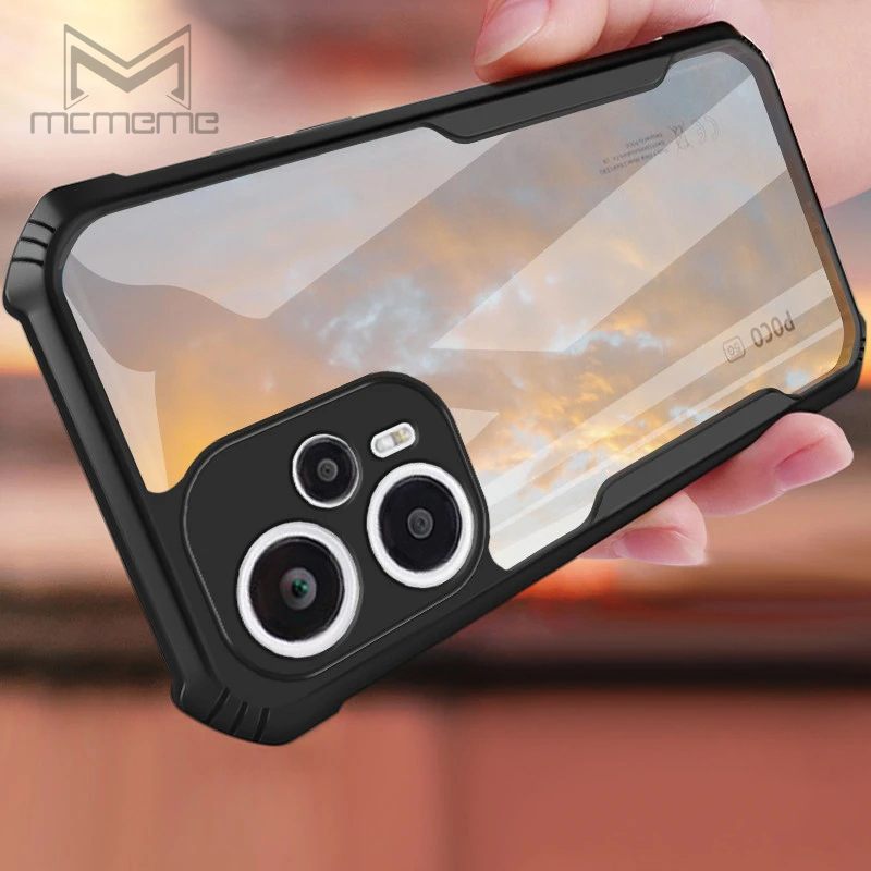 แท้💯% For Xiaomi POCO X8 Pro F8 F7 X7 M7 C71 C75 F5 X6 M6 M5 M5s X5 X4 X3 Pro F4 5G C61 C65 C40 เคส เคสกันกระแทก แบบขอบนิ่ม-หลังแข็ง ของแท้ 💯%