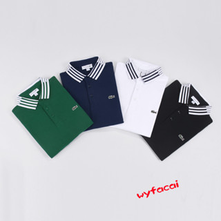 เสื้อโปโลผู้ชาย lacoste เสื้อโปโล เสื้อเชิ้ตแขนสั้น