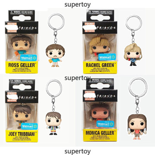 พวงกุญแจ จี้ตุ๊กตาฟิกเกอร์ Funko Pop Friends Ross Rachel Monica Joey