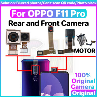 กล้องหน้า หลัง สําหรับ OPPO F11 Pro เซลฟี่หลัก ยกกล้อง กล้อง belakang สายเฟล็กซ์ มอเตอร์ป๊อปอัพ พร้อมกรอบเคส โมดูลริบบิ้น เข้ากันได้