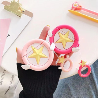 เคสหูฟังซิลิโคนนิ่ม กันตก ลายดาว แบบสร้างสรรค์ สําหรับ AirPods 1 2 3 Pro