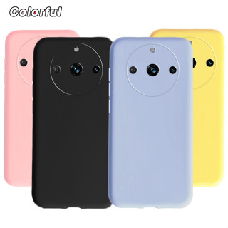 เคสโทรศัพท์มือถือ ซิลิโคนนิ่ม กันกระแทก สีแคนดี้ สําหรับ Realme 11 Pro 11Pro+ 5G 2023