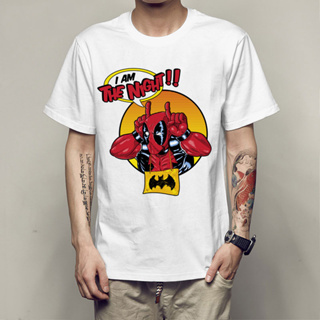 เสื้อยืดคอกลม พิมพ์ลาย Deadpool Superhero แฟชั่นฤดูร้อน สําหรับผู้ชาย และผู้หญิง