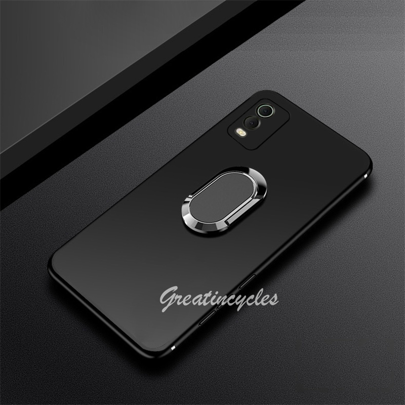 Nokia C32 TA-1534 TA-1558 TA-1542 TA-1548 เคสโทรศัพท์รถแม่เหล็กโลหะผู้ถือแหวนขาตั้งปกหลัง