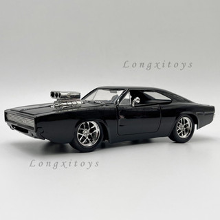 โมเดลรถยนต์ Jada Diecast 1:24 Doms Dodge Charger R/T ของเล่นสําหรับเด็ก เก็บสะสม