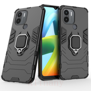 เคส Xiaomi Redmi A2 Plus ฮาร์ดเคสกันกระแทกเคสโทรศัพท์ Hybrid Armor Shockproof Ring Case Redmi A2Plus Cover Stand