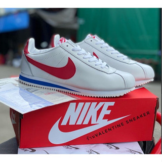 Nike cortez รองเท้าลําลอง แฟชั่นคลาสสิก สีขาว