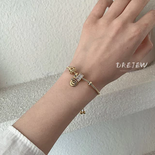 DREJEW แฟชั่นเกาหลี เพชร สตั๊ด เล็ก เอว หัวใจ ปรับได้ สร้อยข้อมือ ผู้หญิง อินเทรนด์ เรียบง่าย อินเทรนด์ เครื่องประดับมือ ที่ไม่ซ้ําใคร