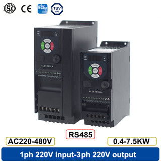 ตัวแปลงความถี่มอเตอร์อินเวอร์เตอร์ 220V 380V 0.4-4KW VFD