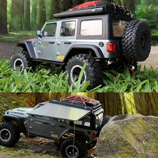 ม่านบังแดดหลังคารถยนต์จําลอง สําหรับรถไต่หินบังคับ 1/10 AXIAL SCX10 TRAXXAS TRX4