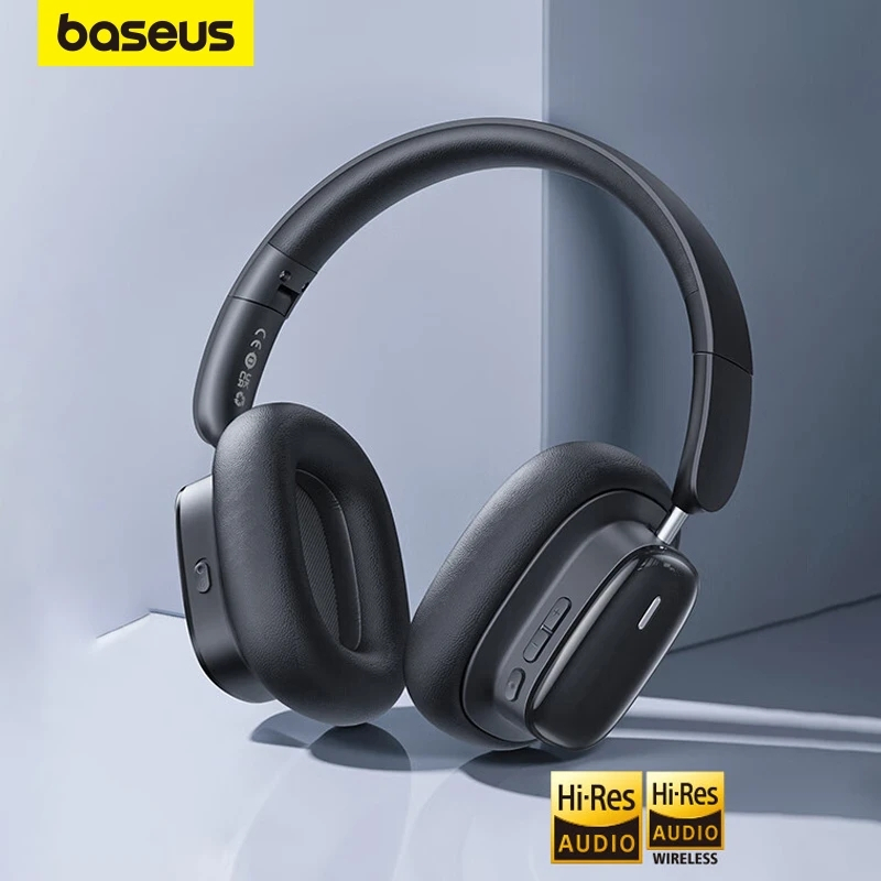 Baseus หูฟังบลูทูธไร้สาย รุ่น Bowie H1i Noise Cancellation Wireless Headphones สีดำ/สีขาว/สีเขียว