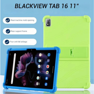 For Blackview Tab 16 Tab16 11 inch Case With Holder Tablet PC Shockproof Stand Cover Protective Shell Soft Silicone Adjustable Stand Shell