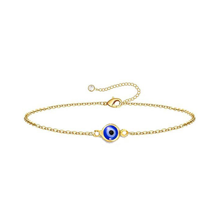 Gmai Blessed Evil Eye สร ้ อยข ้ อมือผู ้ หญิง Lucky Blue Eye สายรัดข ้ อมือสแตนเลสของขวัญเครื ่ องประดับ