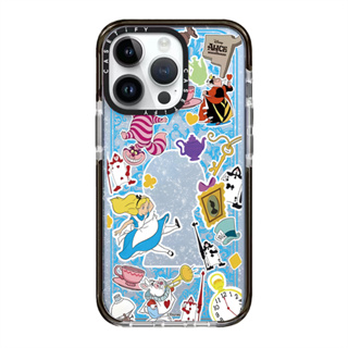 Original Glitter Case.tify Cute Phone Case For iPhone 14 14pro 14promax 11 12 13promax Shockproof air cushion soft case Official New Design Cute Alice in Wonderland doodle printing