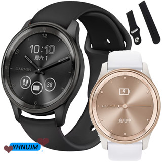 สายนาฬิกาข้อมือซิลิโคน แบบนิ่ม ปลดเร็ว สําหรับ Garmin Vivomove