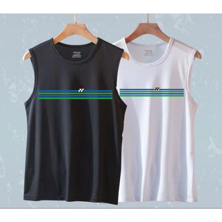 Yonex เสื้อกีฬาแบดมินตัน แขนกุด ระบายอากาศ ดูดซับเหงื่อ แห้งเร็ว สไตล์เกาหลี เหมาะกับฤดูร้อน สําหรับผู้ชาย และผู้หญิง 2023