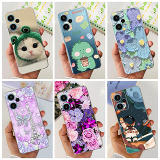 เคสโทรศัพท์มือถือ ซิลิโคนนิ่ม TPU ลายไดโนเสาร์ แมวน่ารัก สําหรับ Xiaomi Poco F5 F5Pro 5G 2023 F5 F 5 Pro