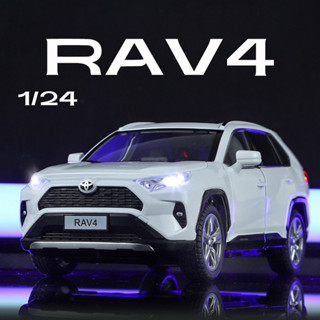 โมเดลรถยนต์ Toyota RAV4 สเกล 1:24 ของเล่นสําหรับเด็ก