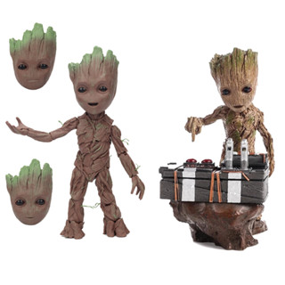 โมเดลฟิกเกอร์ Guardians of The Galaxy Groot Articulado ของเล่นสําหรับเด็ก