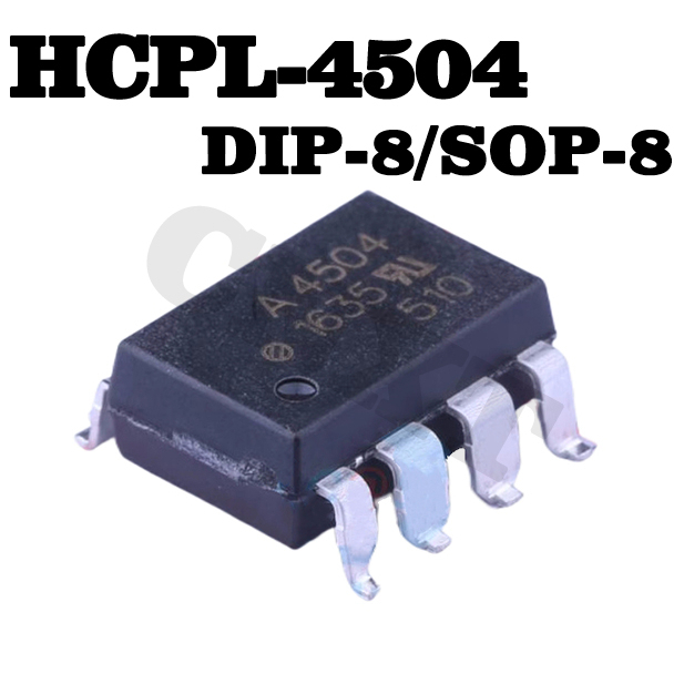 5 ~ 10PCS A4504 A4504V HCPL-4504V HCPL-4504 SOP-8 Patch DIP-8 In-Line Optocoupler ยี่ห้อใหม่