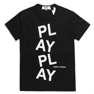 ใหม่ play comme des garcons CDG เสื้อยืดลําลอง แขนสั้น ลายพราง สําหรับผู้ชาย ผู้หญิง