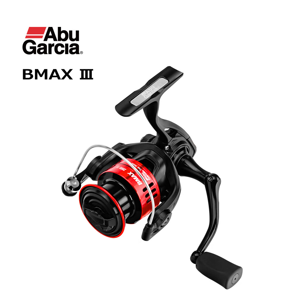 Abu GARCIA 2023 BLACK Max III Spinning Fishing Reel 4+1BB Gear Ratio 5.2:1 ลากสูงสุด 8 กก. Saltshield แบริ่ง BMAX3 รอกตกปลา