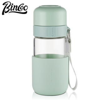 Bincoo แก้วน้ําชา พร้อมไส้กรอง 350 มล. สําหรับรถยนต์ เล่นกีฬา กลางแจ้ง