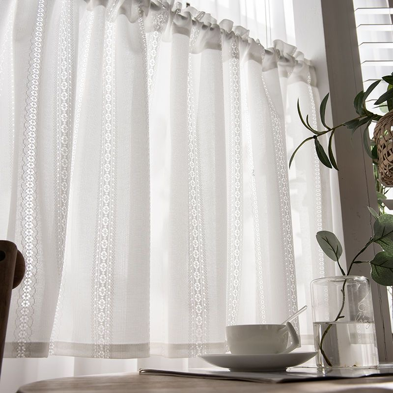 แนะนำ ผ้าม่าน กระเป๋าคัน ผ้าม่านสั้น Windows Valance โรแมนติก Cafe ห้องครัวผ้าม่านสั้นกึ่ง Sheer Elegant Valances หน้าต่างประตูตู้ตกแต่ง Short帘 ราคาพิเศษ มีเก็บเงินปลายทาง