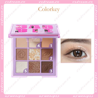 Colorkey Barbie พาเลทอายแชโดว์ เนื้อแมตต์ ละเอียดอ่อน สําหรับผู้หญิง