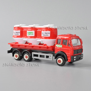 Welly โมเดลรถบรรทุกจําลอง สเกล 1:64 Silo Truck ของเล่นสําหรับเด็ก