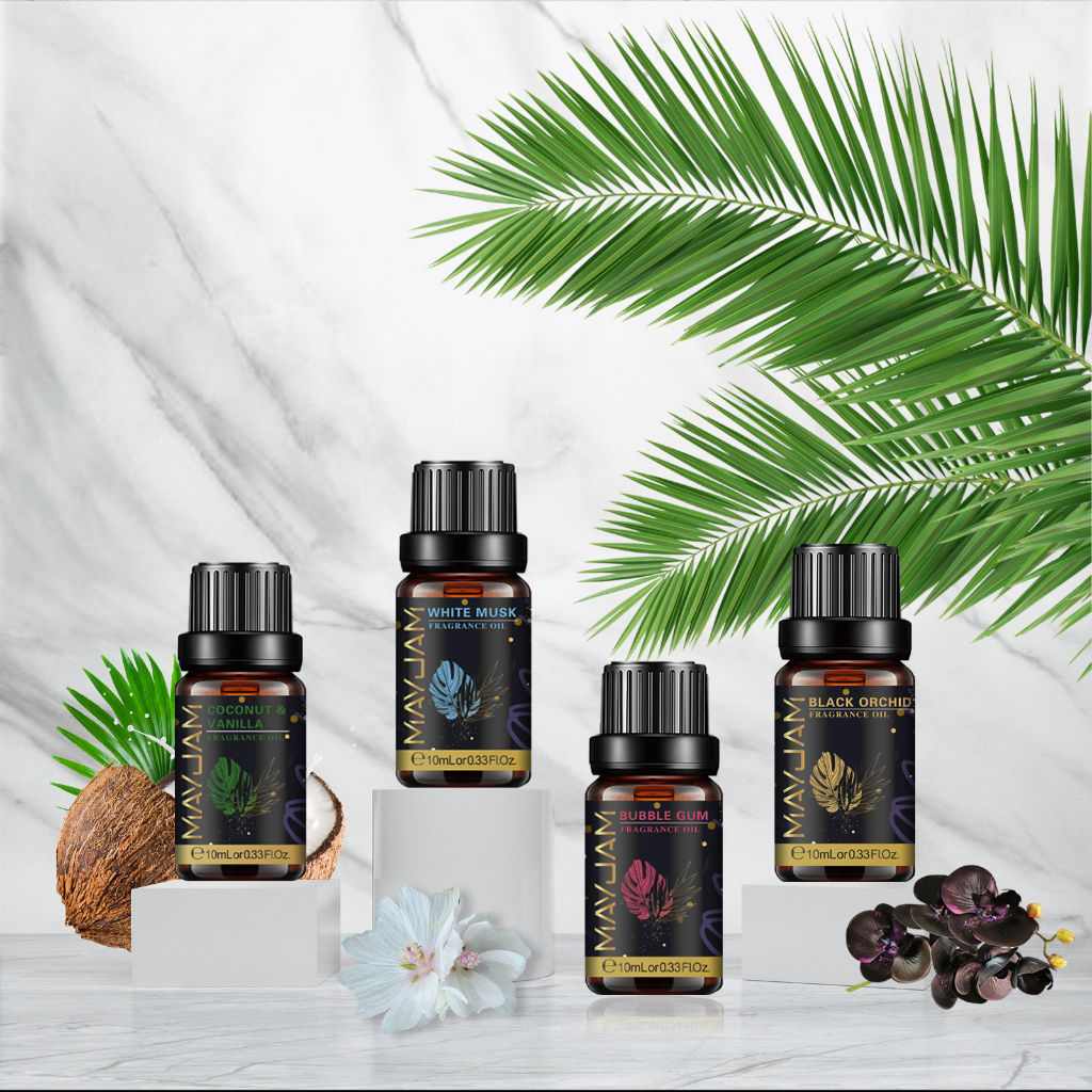 Mayjam น้ํามันหอมระเหย กลิ่น White Musk Freesia Angel สําหรับอโรมาเทอราพี 10 มล Fragrance Oil for perfume making handmade candles