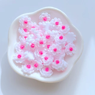 50 ชิ ้ น 12 มม.3D Mini Lotus แบนด ้ านล ่ างพืชเรซิ ่ นอุปกรณ ์ เสริม DIY หัตถกรรมโทรศัพท ์ มือถือ Patch Art Supplies