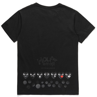 ใหม่ play comme des garcons CDG เสื้อยืดลําลอง แขนสั้น ลายพราง สําหรับผู้ชาย ผู้หญิง