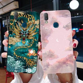 เคสโทรศัพท์ซิลิโคน TPU แบบนิ่ม ลายมังกร สําหรับ Vivo Y11 Y12i 1906 1906_20 Y11 Y 11 (2019)