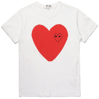 ใหม่ play comme des garcons CDG เสื้อยืดลําลอง แขนสั้น ลายพราง สําหรับผู้ชาย ผู้หญิง